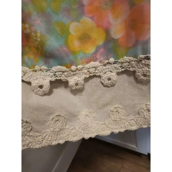 Tracy Feith Floral Crochet Rope Mini Sundress Sz XS - Picture 6 of 9